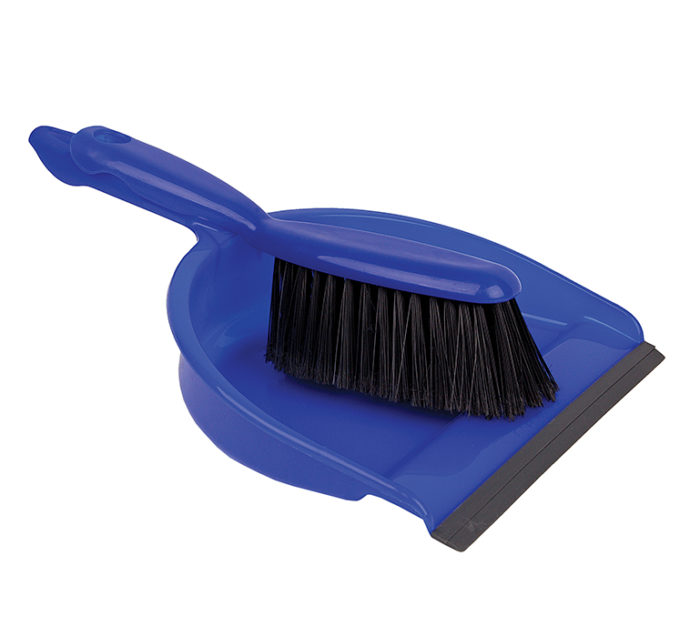Dustpan & Brush Set with Soft Hand Brush
