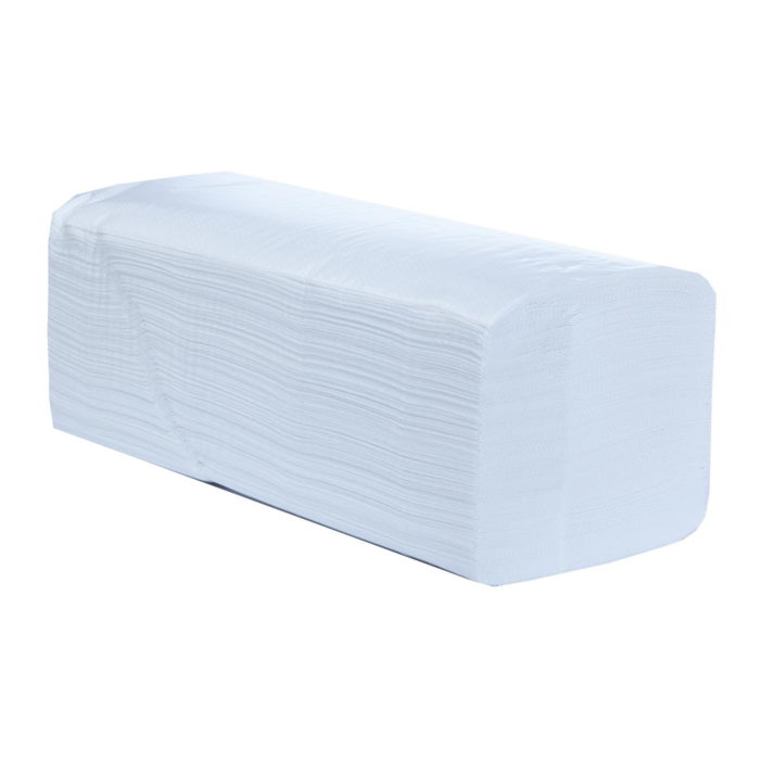 Interfold Hand Towels White 2-Ply (3000 Sheets)