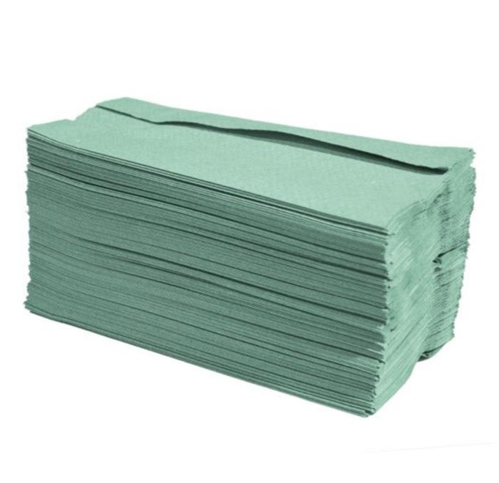 C-Fold Hand Towels Green 1-Ply (2640 Sheets)