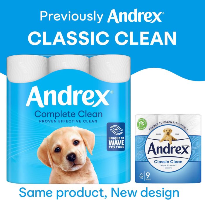 Andrex Complete Clean Toilet Rolls (24 Rolls) - Image 2