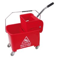 Microspeedy Mop Bucket & Wringer 20L - Red