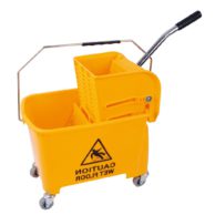 Microspeedy Mop Bucket & Wringer 20L - Yellow