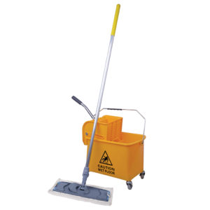 Microspeedy Flat Mop Complete Kit Yellow