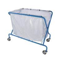 Heavy-Duty Waste Cart with Vinyl Bag 321L
