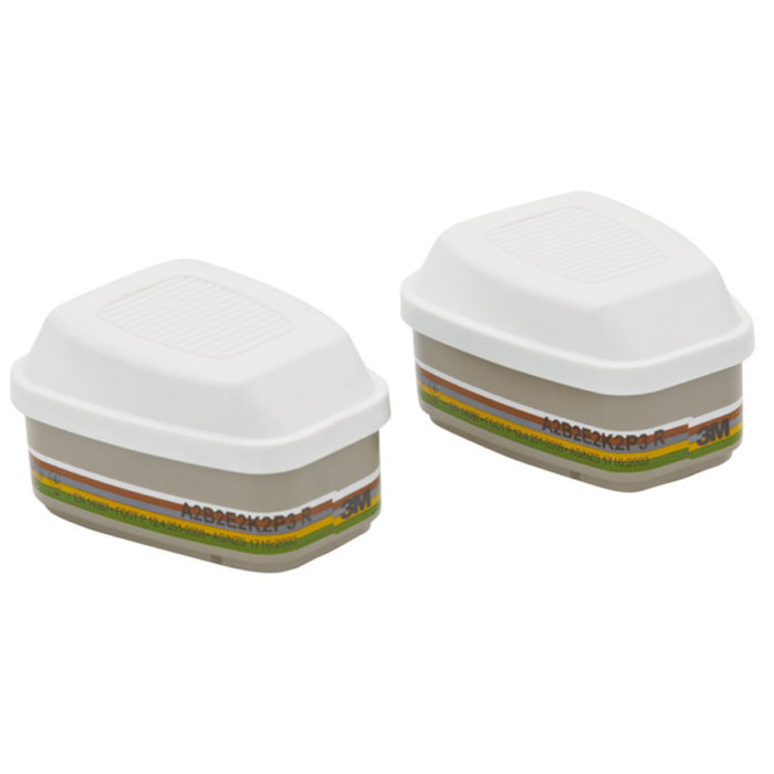 3M 6099 ABEK2P3 Gas, Vapour & Particulate Filter (2 Pairs) - Image 2
