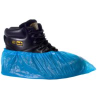 Supertouch 16" Blue CPE Disposable Overshoes (100 Pack)