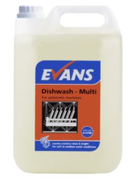 Evans Dishwash Multi Automatic Machine Detergent 5L