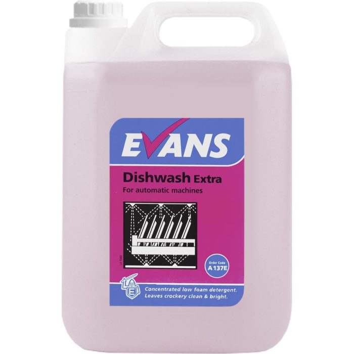 Evans Dishwash Extra Automatic Machine Detergent 5L