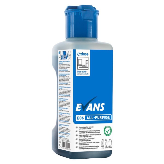 Evans E Dose EC6 All Purpose Cleaner Concentrate 1L