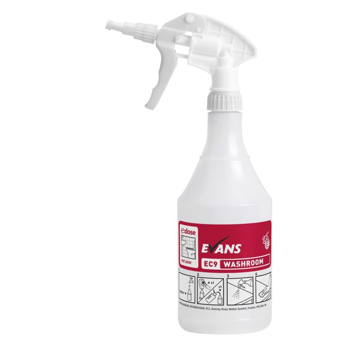 Evans E Dose EC9 Washroom Trigger Spray Bottle