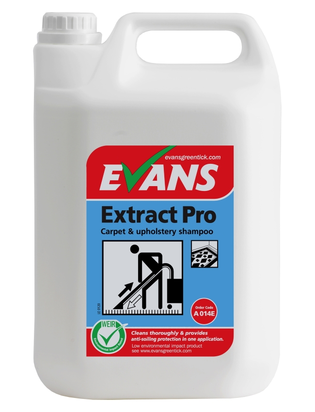 Evans Extract Pro Carpet/Upholstery Shampoo 5L