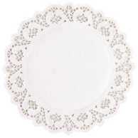 Round White Lace Doyleys 8.5" (22cm) (2000 Box)