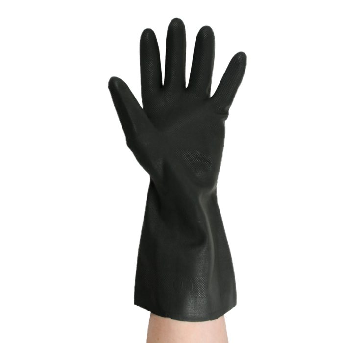 Black Heavy Duty Rubber Gloves