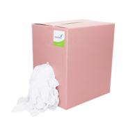 Bleach White Hosiery Rags 10kg (Lint Free)