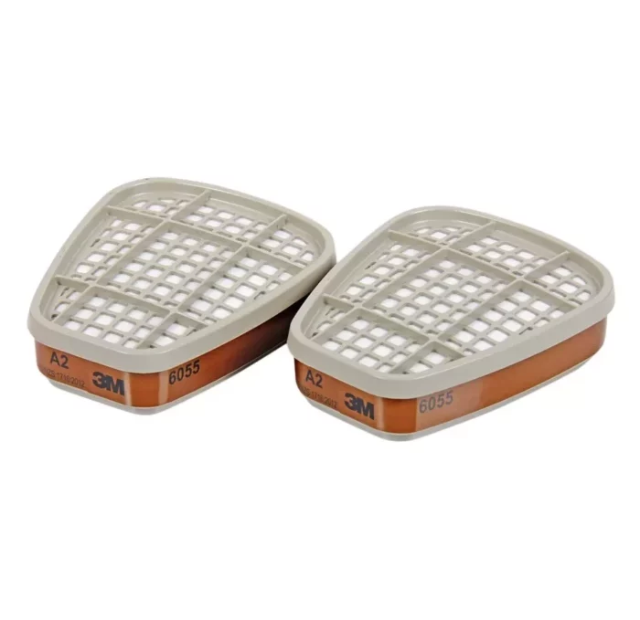3M 6055 A2 Organic Vapour Gas Filters (4 Pairs) - Image 2