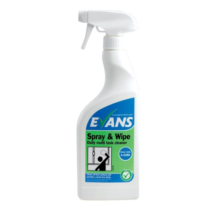 Evans Spray & Wipe Cleaner 750ml