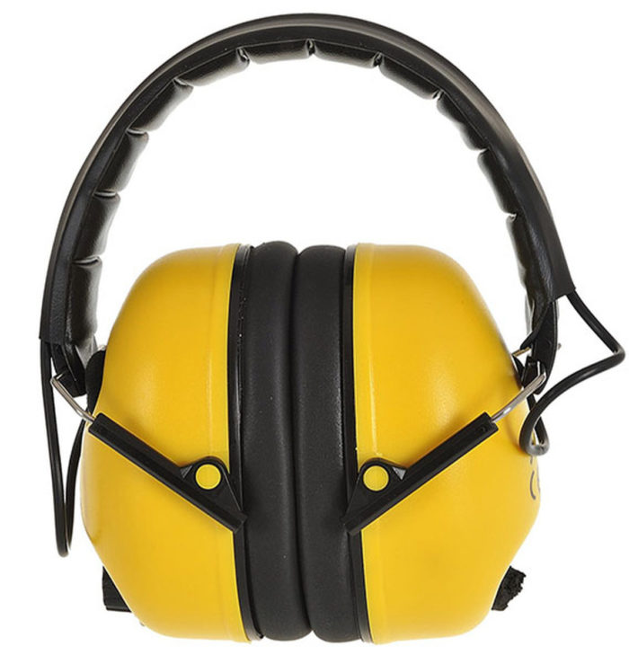 Folding Yellow Ear Defender SNR 32