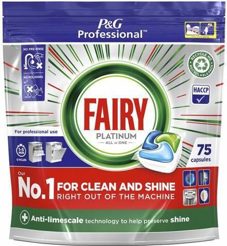 Fairy Professional Platinum Dishwasher Tablets (116 Tablets)