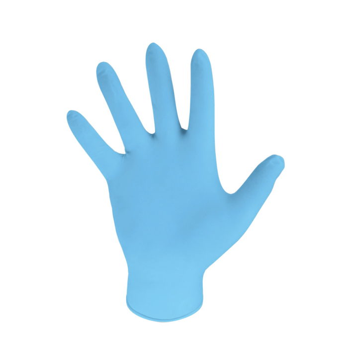 HandSafe GN99 Powder-Free Blue Nitrile Gloves (100 Box) (Extra-Strong) - Image 2