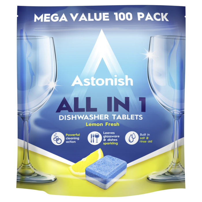 Astonish All in 1 Dishwasher Tablets (100 Pack)