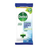 Dettol Antibacterial Surface Cleanser Wipes (126 Pack)