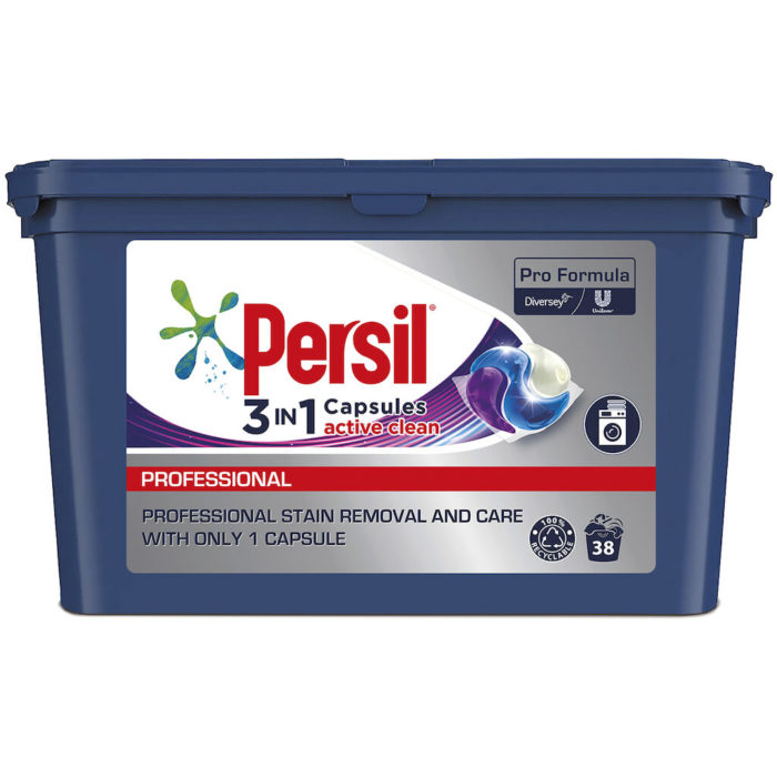 Persil Pro Formula 3in1 Active Clean Laundry Capsules (3 x 38 Pack)