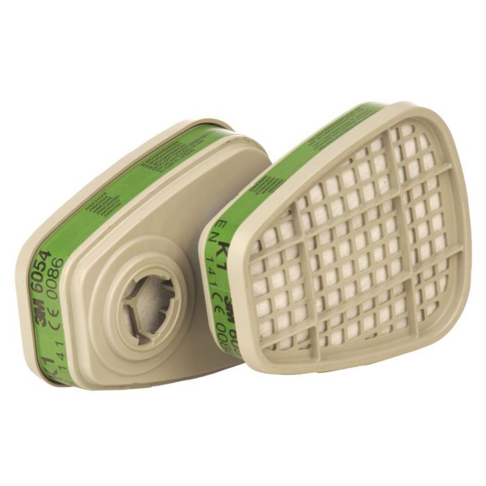 3M 6054 K1 Ammonia Gas Filter (4 Pairs) - Image 2