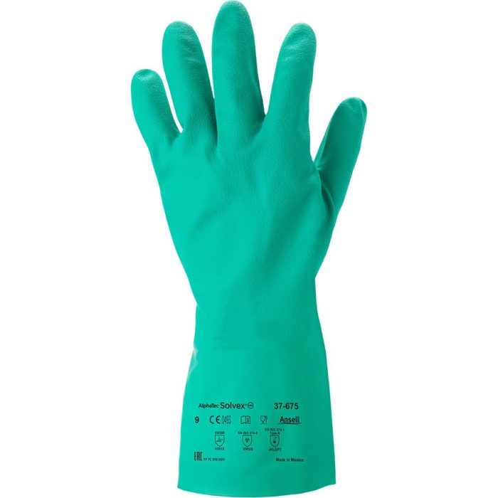 Ansell AlphaTec Solvex 37-675 Nitrile Gloves