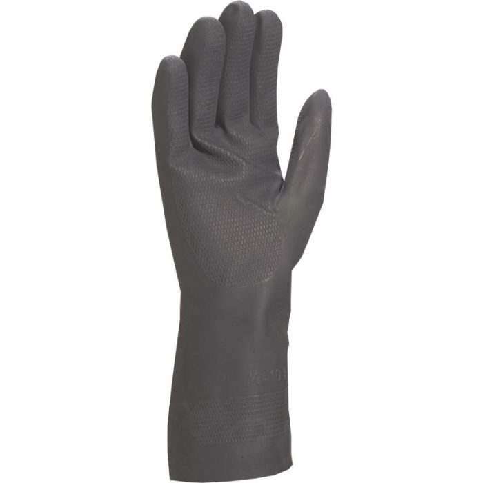 Delta Plus Black Heavyweight Chemical Neoprene Gloves - Image 2