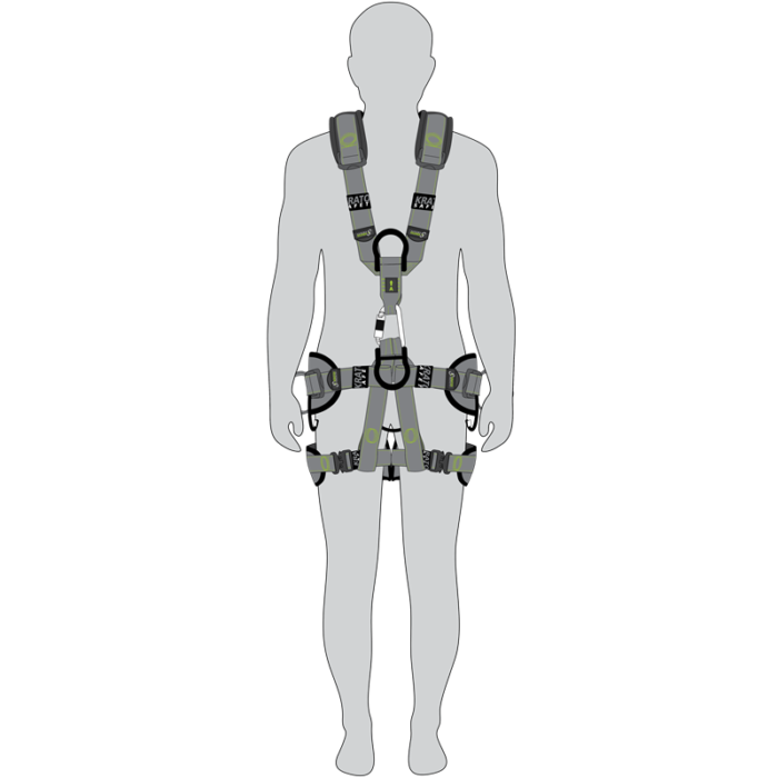 Kratos Airtech 4 Point Safety Harness - Image 3