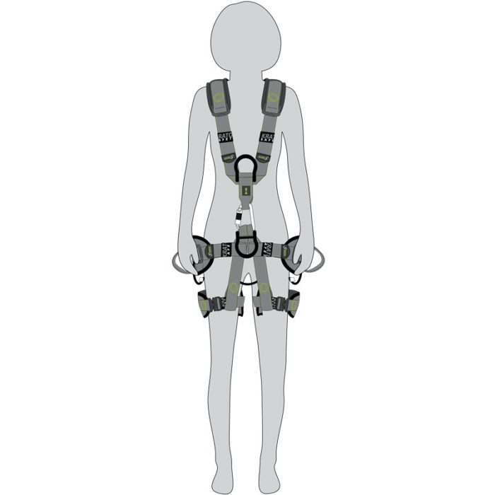 Kratos Airtech Woman's 4 Point Safety Harness - Image 3
