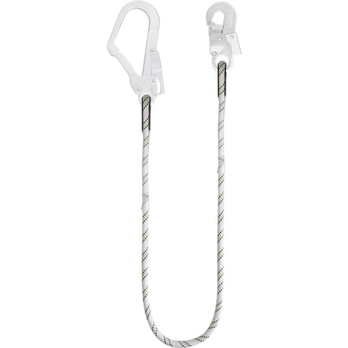 Kratos Restraint Kernmantle Rope Lanyard with Scaff & Snap Hook