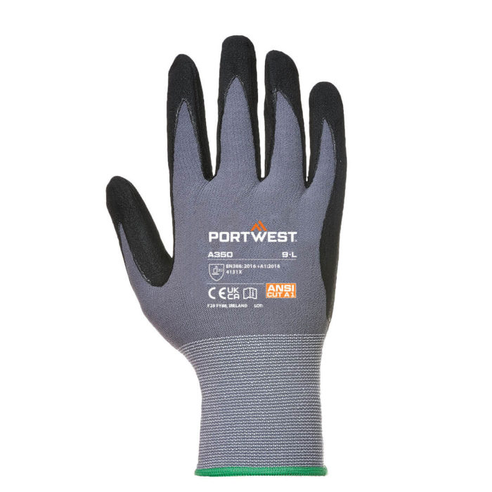 Portwest DermiFlex Nitrile Foam Coated Gloves