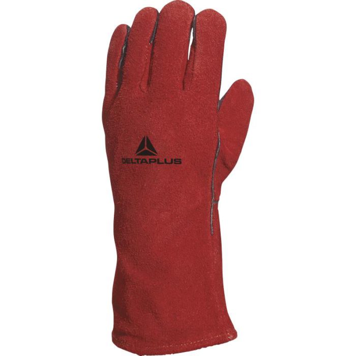 Red Welding Gauntlet