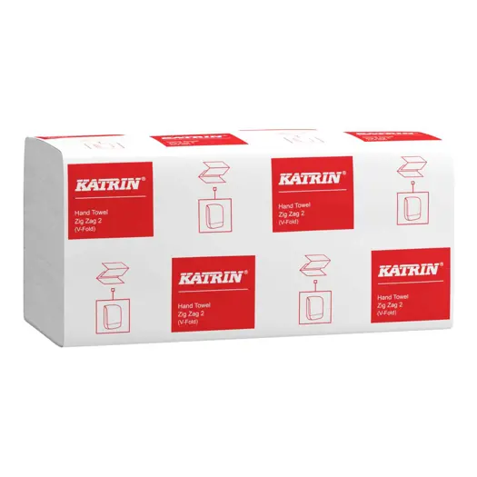 Katrin Classic V-Fold Paper Hand Towels Zig-Zag (4000 Sheets)