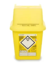 Sharpsafe 4L Sharps Bin - Yellow Lid