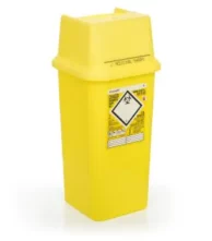 Sharpsafe 7L Sharps Bin - Yellow Lid