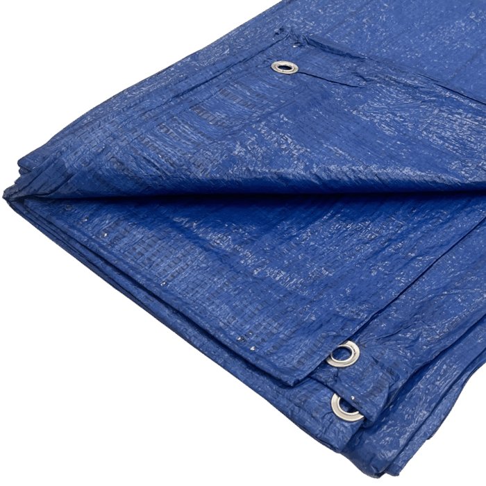 Blue Lightweight Waterproof Tarpaulin (70 GSM)