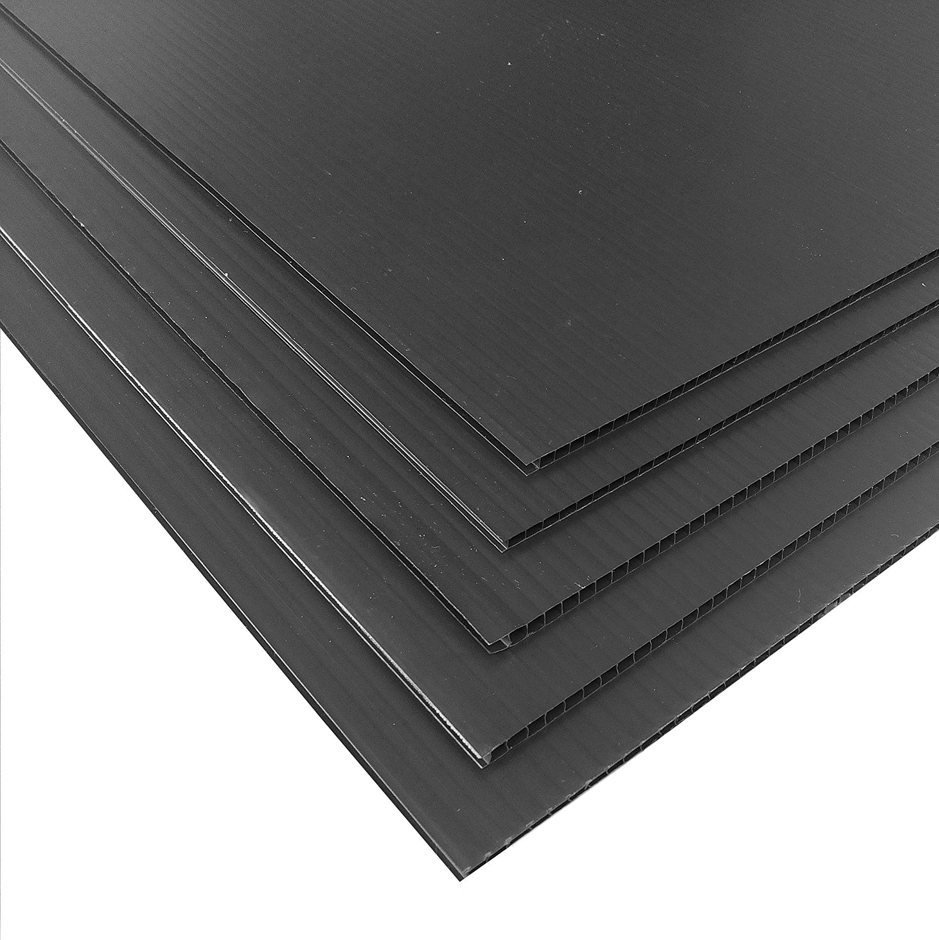 Correx Protection Sheet Black 2.4m x 1.2m x 2mm