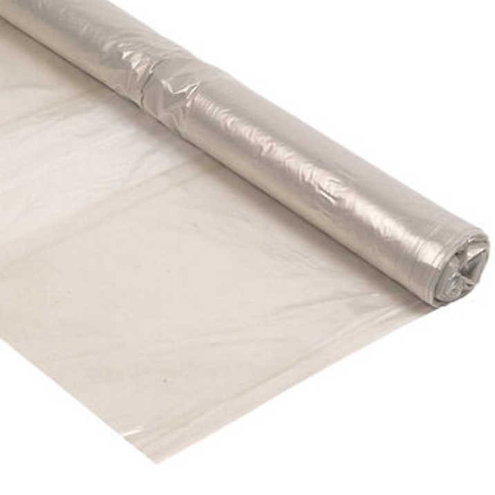 Clear Lightweight Polythene Sheeting TPS 160g 4 x 25m
