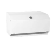10" White Metal Couch Roll Dispenser