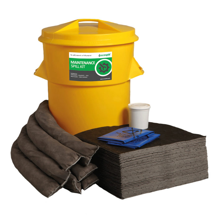 Ecospill 90L Maintenance Spill Kit with Dustbin