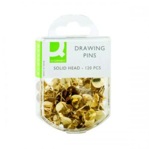 Q-Connect Drawing Pin Solid Head (120 Pack)