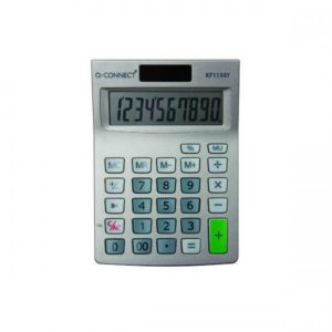 Q-Connect Semi-Desktop 10-Digit Calculator