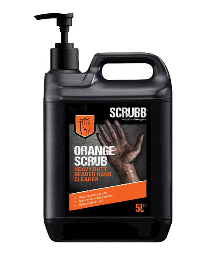 SCRUBB Orange Scrub Heavy Duty Beaded Hand Cleaner 5L