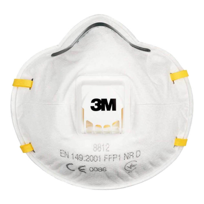3M 8812 Valved FFP1 Disposable Dust Mask (10 Pack)