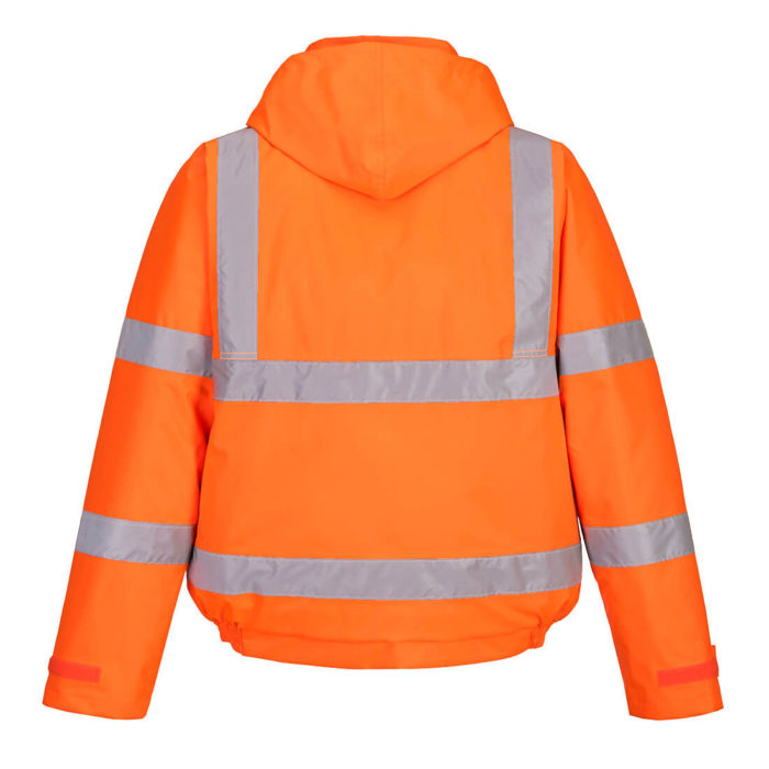 Portwest Orange Hi-Vis Bomber Jacket - Image 2