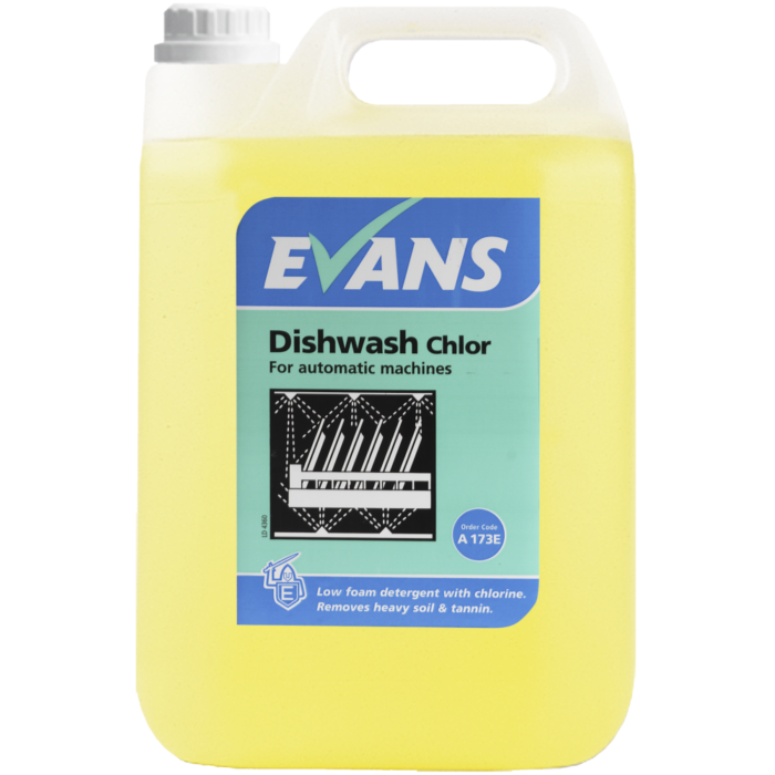 Evans Dishwash Chlor Automatic Machine Detergent 5L