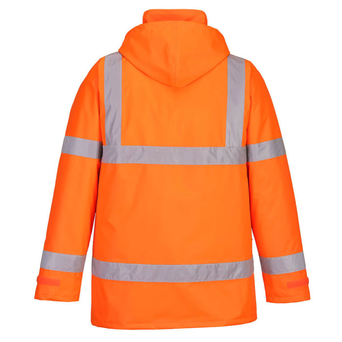 Portwest Orange Hi-Vis Traffic Jacket - Image 2