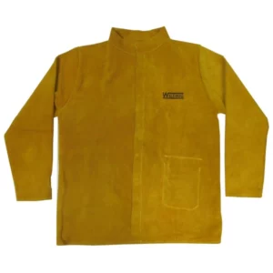 Gold Leather Welding Jacket